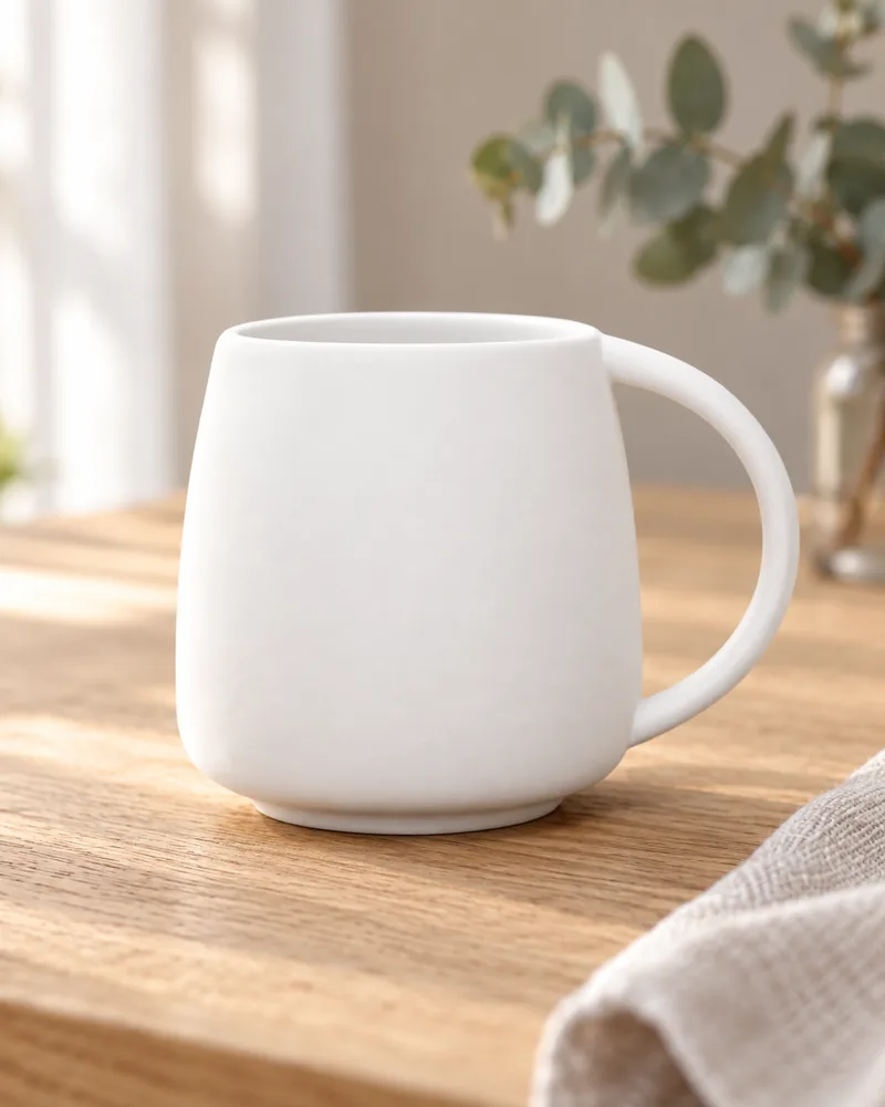 Chai Becher 350 ml aus Rohkeramik zum Bemalen