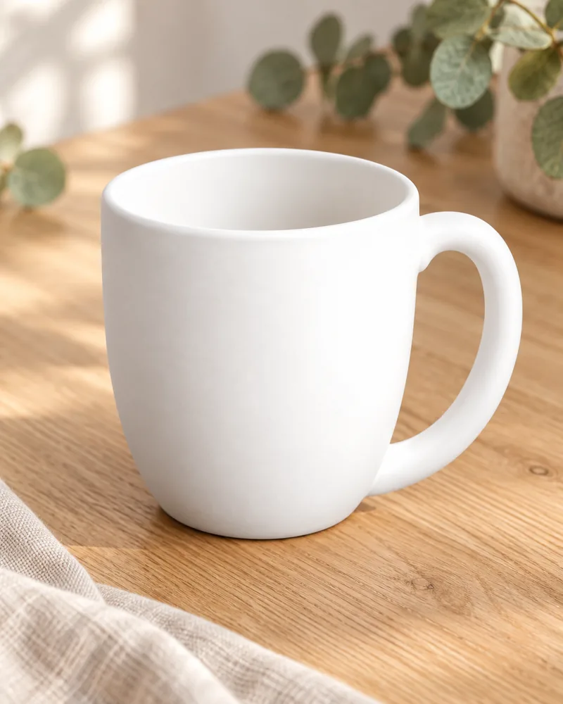 Mega Pot 700 ml aus Rohkeramik zum Bemalen
