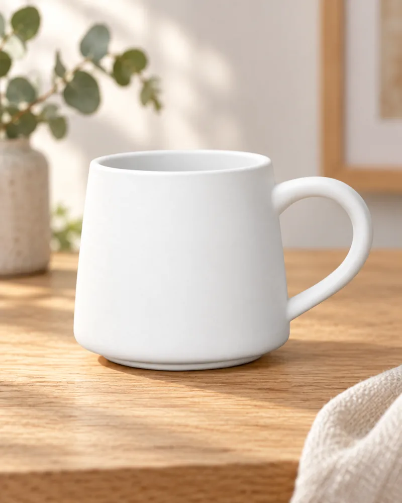 Uptown Becher 350 ml aus Rohkeramik zum Bemalen
